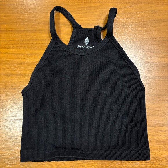 Happiness Runs Crop Tank - Picture 3 of 5